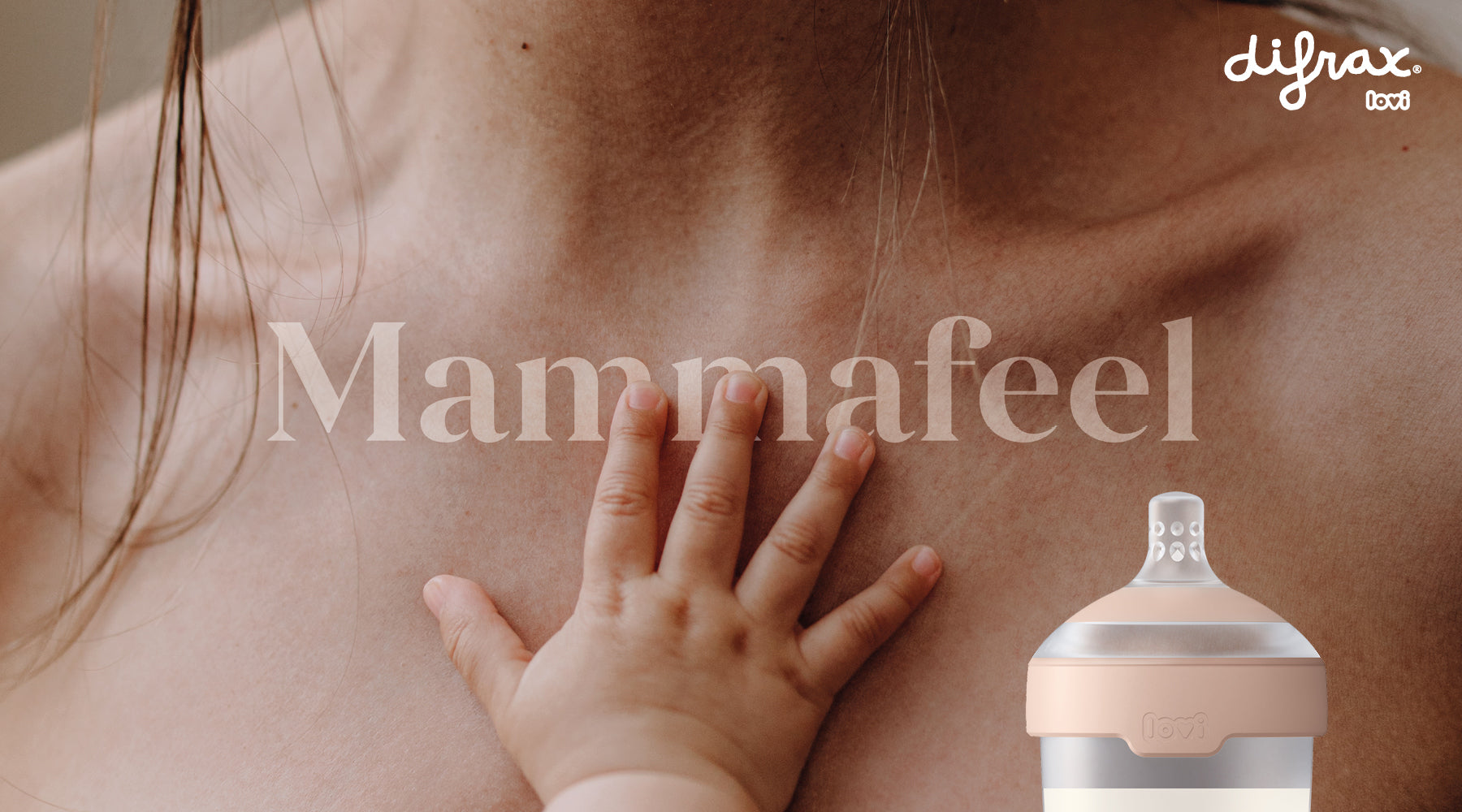 Mammafeel fles - voelt zoals de moederborst