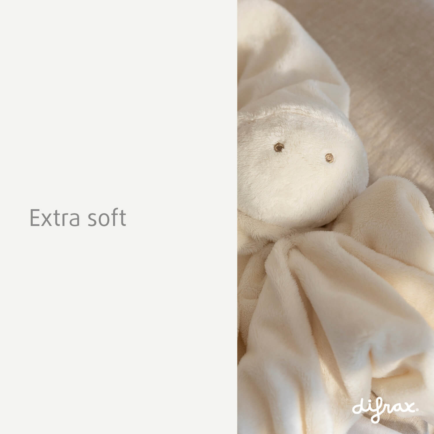 Difrax knuffeldoek is extra zacht