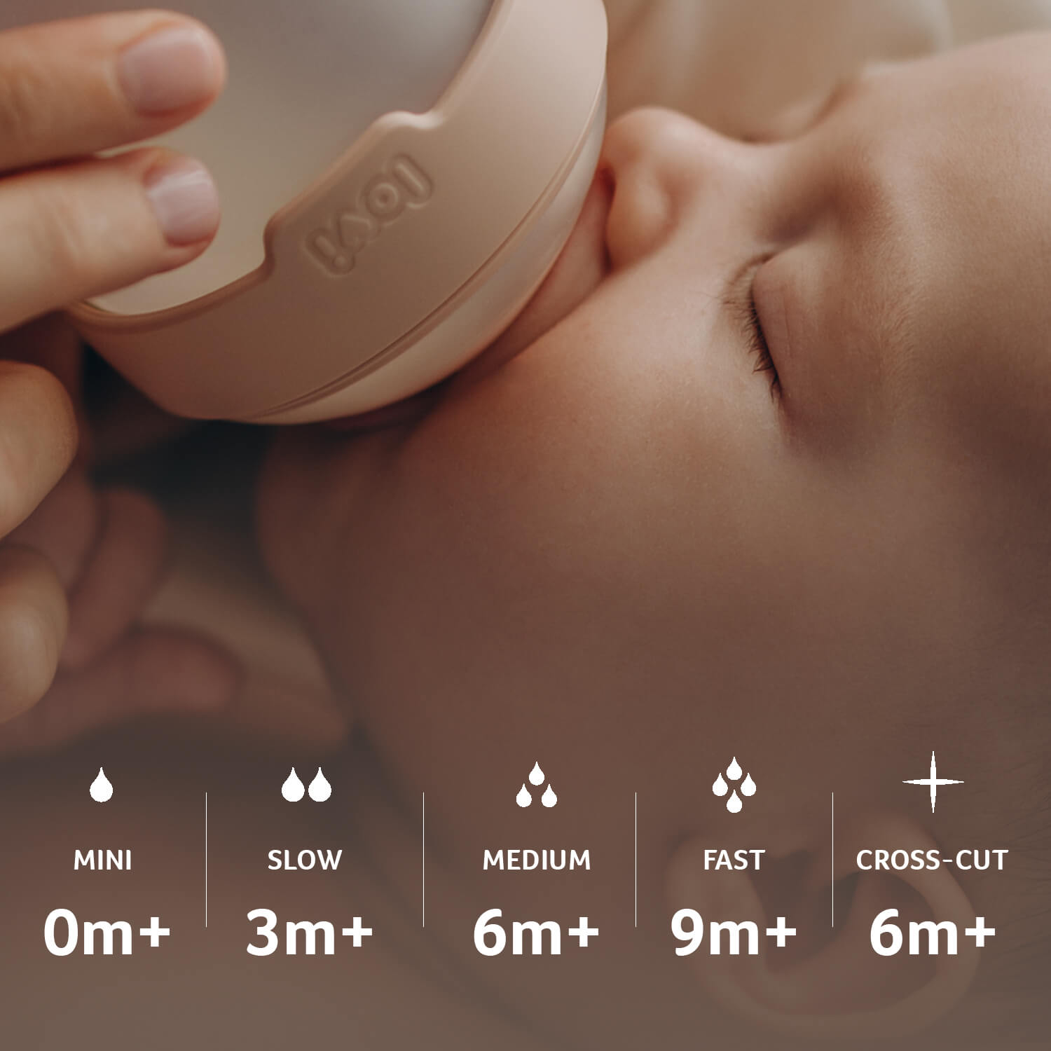 Mammafeel dynamische flessenspeen CROSS-CUT