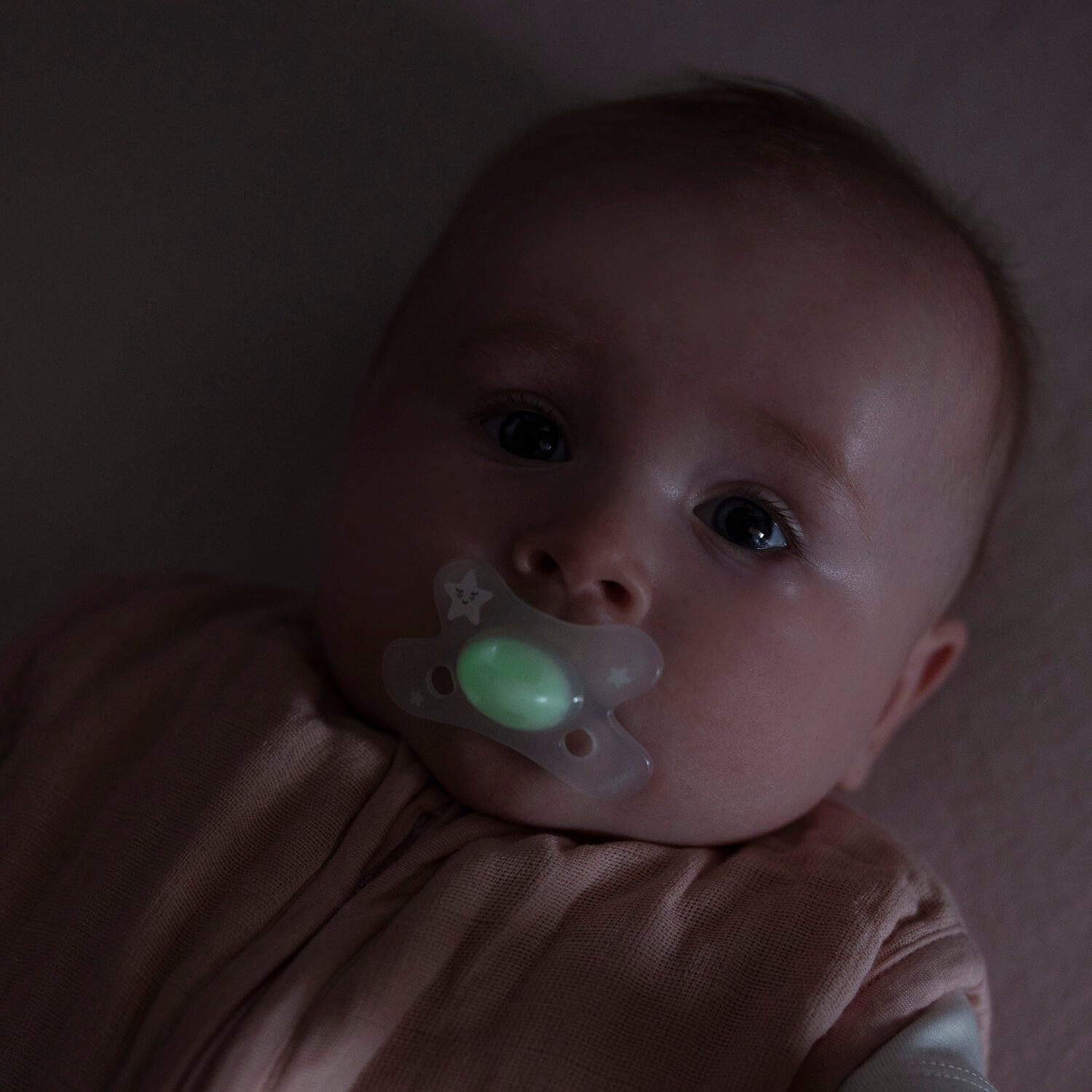 Fopspeen Natural 0-6 Maanden - Glow in the Dark