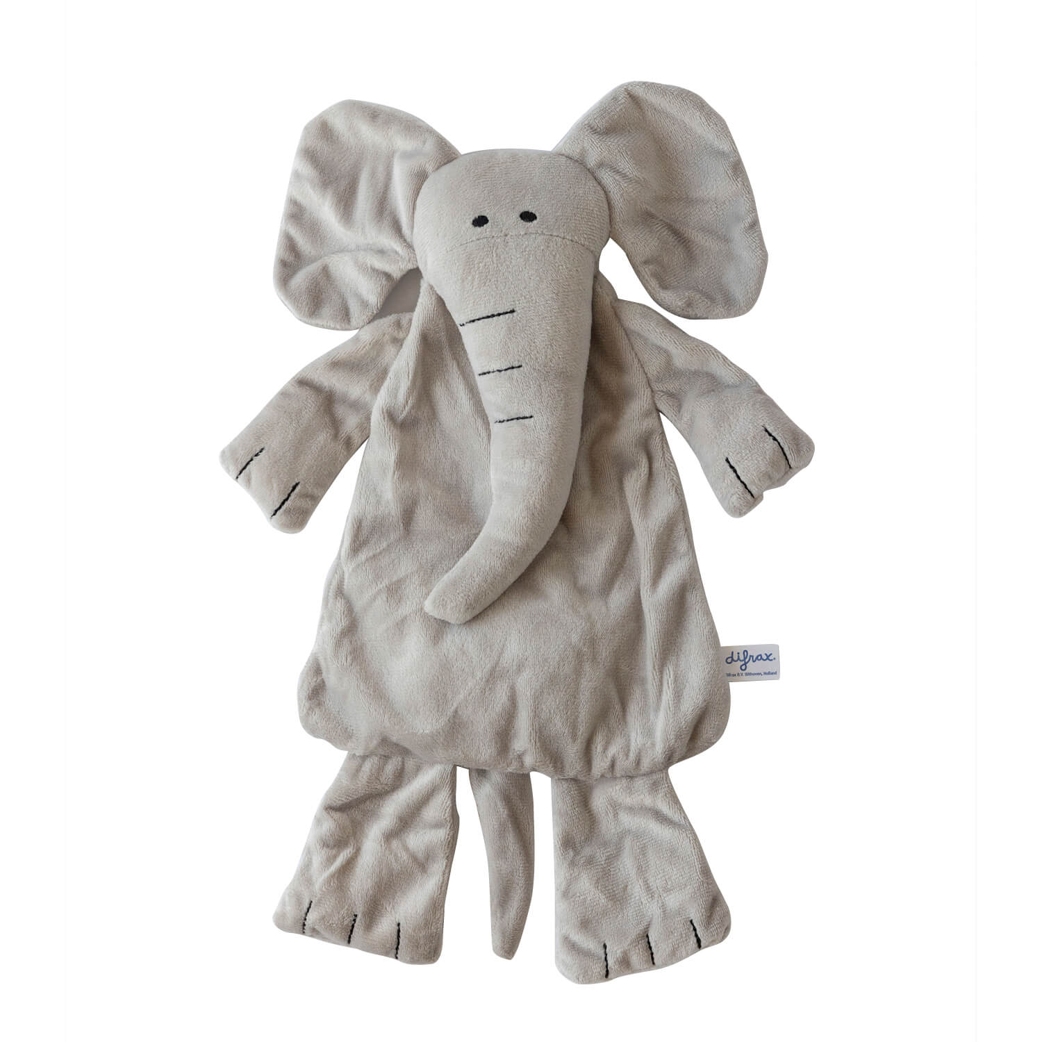 Olifant Elliot - Platte knuffel - Soft