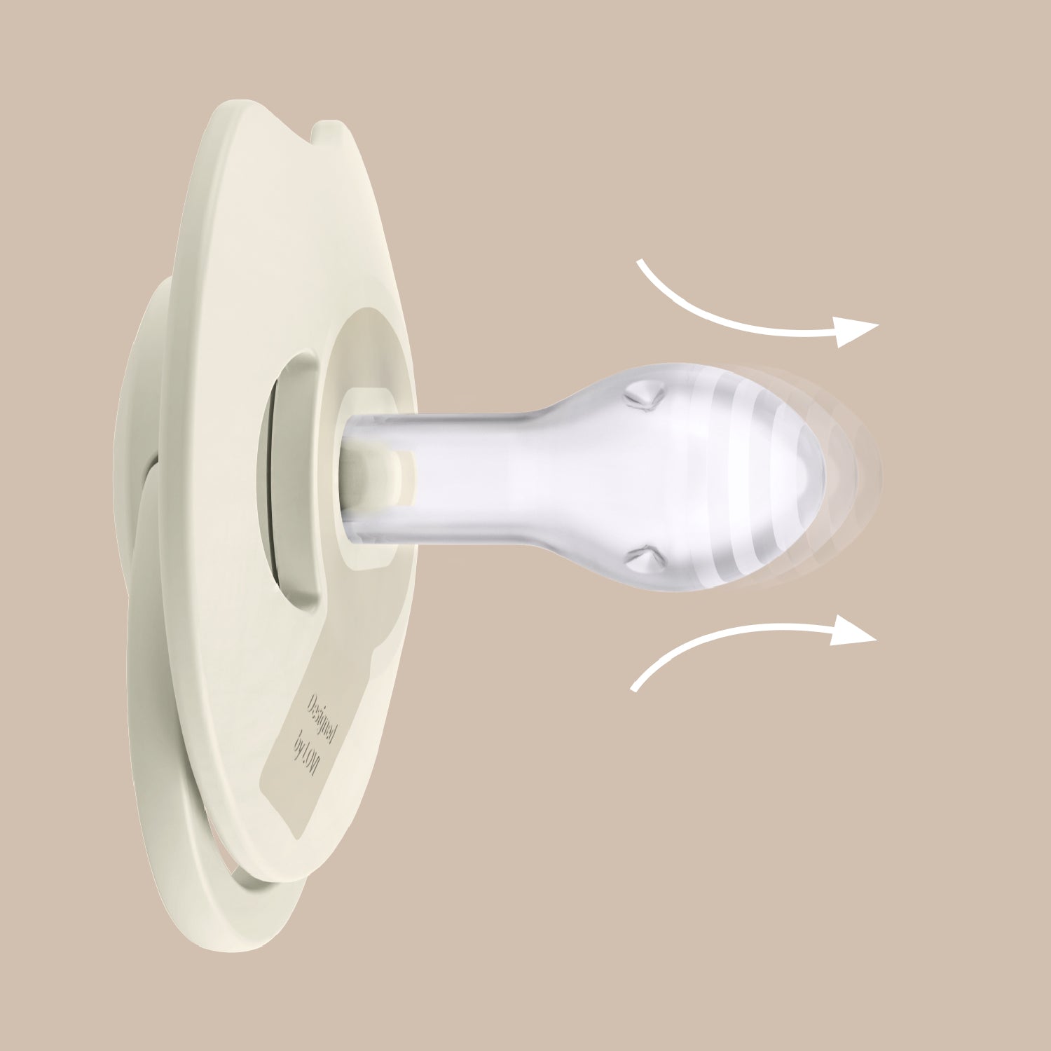 Dynamisch zuigedeelde van de Prime collectie fopspeen