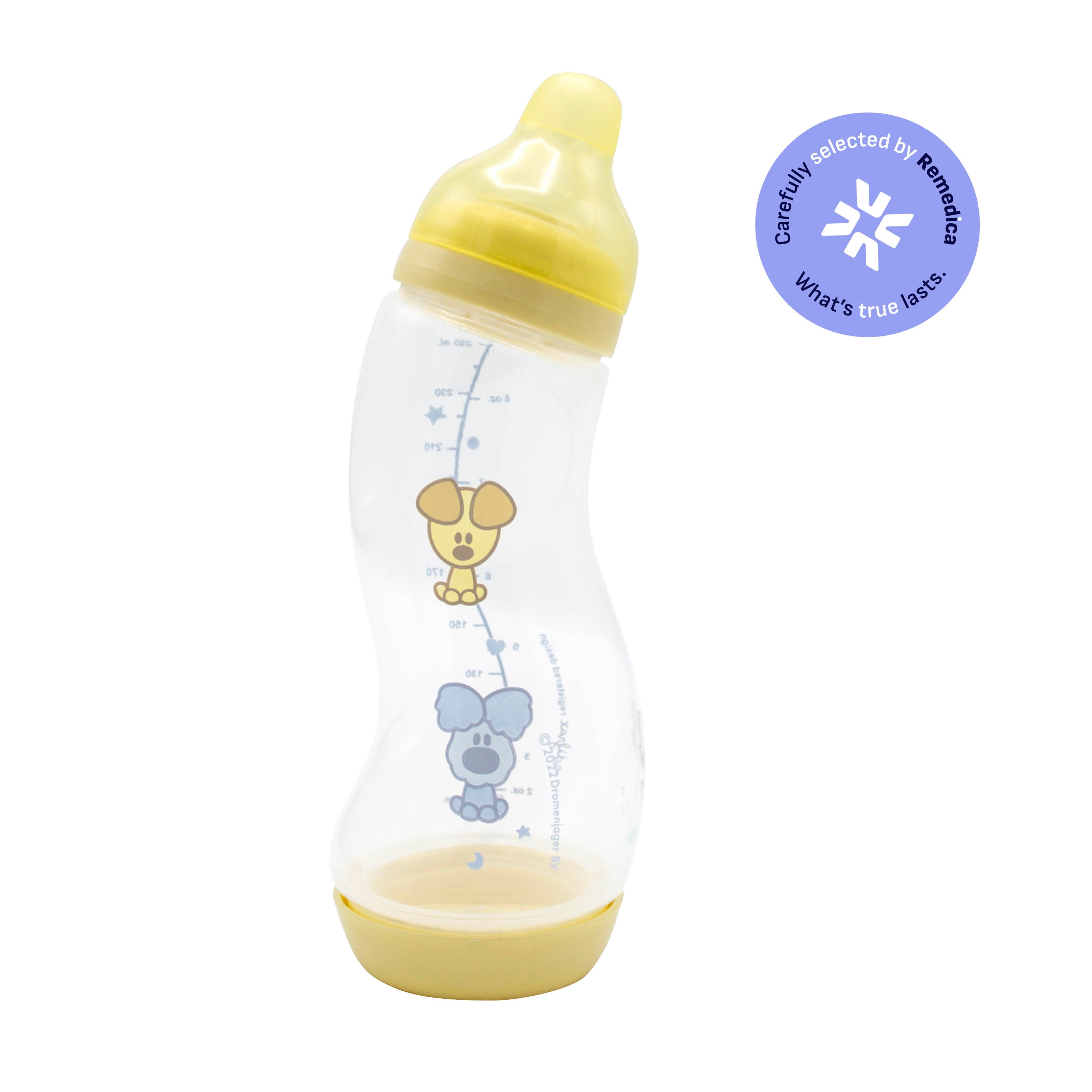 S-babyfles Natural 250 ml - Woezel en Pip - Difrax