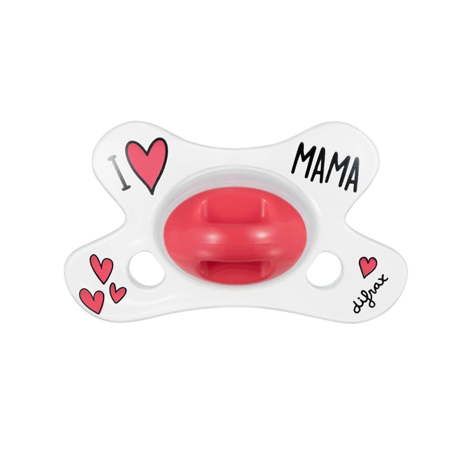 Fopspeen Natural 0-6 Maanden - I Love Mama - Difrax