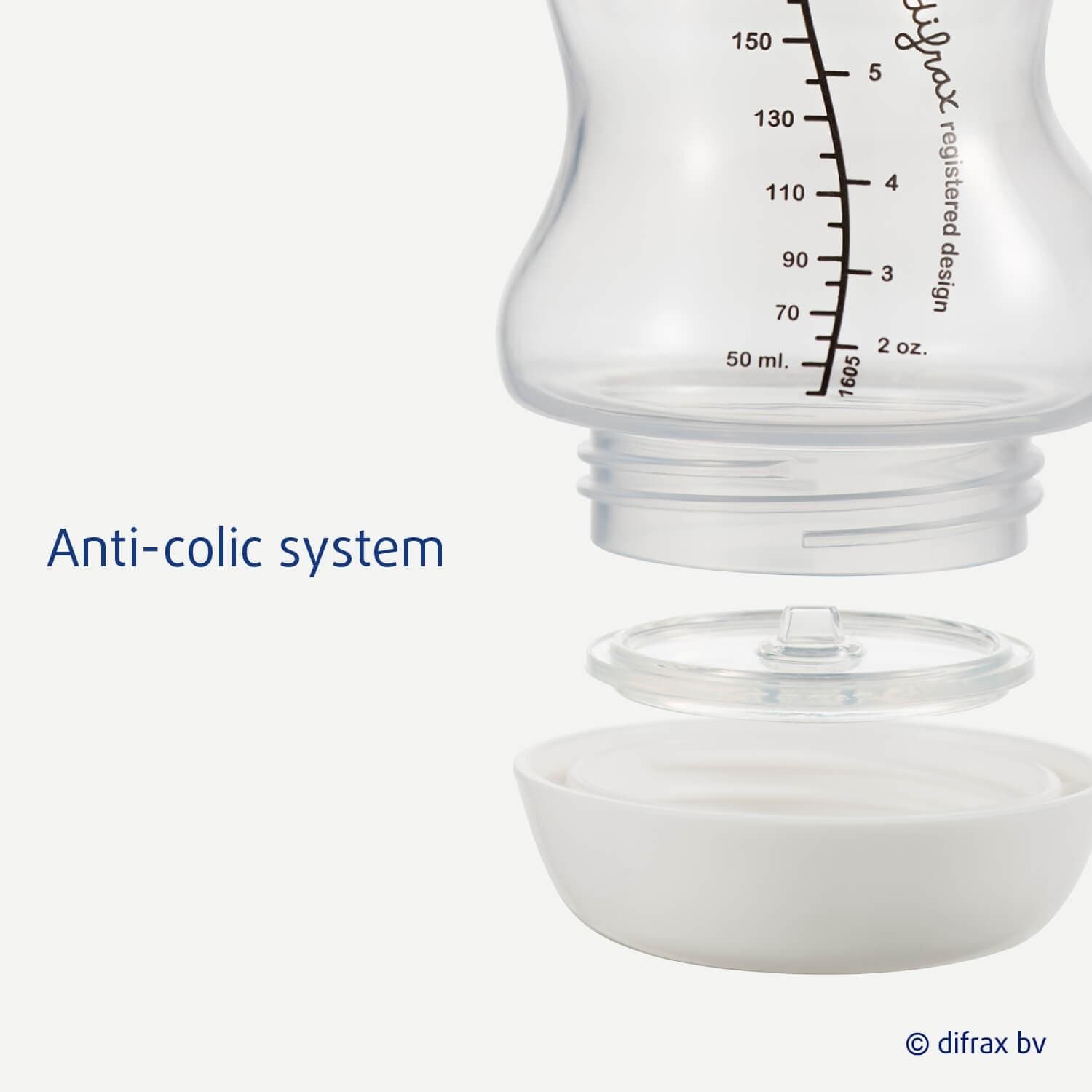 S-babyfles Wide 200 ml - Difrax