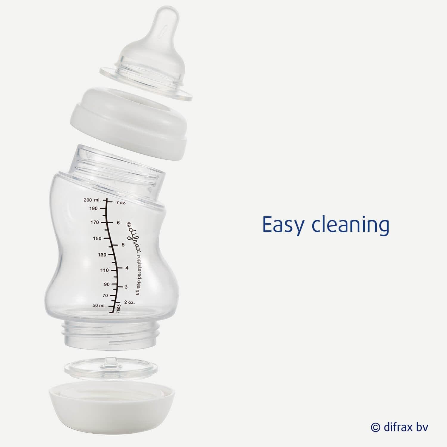 S-babyfles Wide 200 ml - Difrax