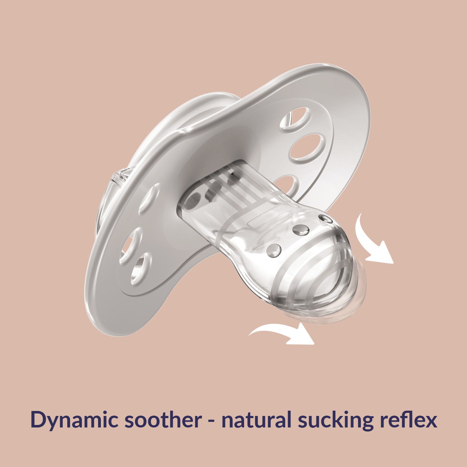 Difrax LOVI CapiChill Dynamische fopspeen 6-18 maanden, dynamische speen die natuurlijke zuigreflex beschermt; BPA-vrij, symmetrische vorm, vrij ademen door de neus, optimale luchtstroom.
